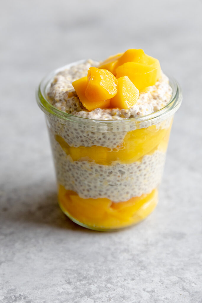 Mango Chia Pudding Plant Based Juniors