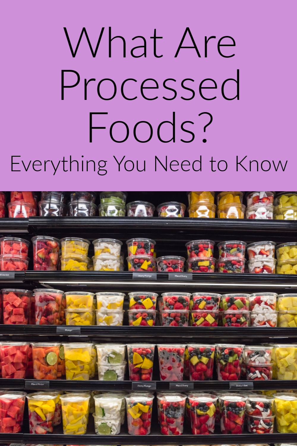 What Are Processed Foods? Plant Based Juniors