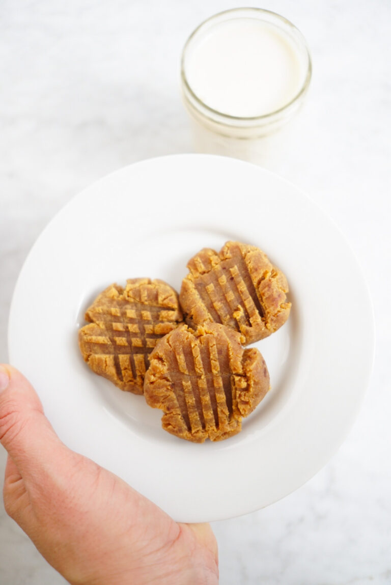 3Ingredient Peanut Butter Chickpea Cookies Plant Based Juniors
