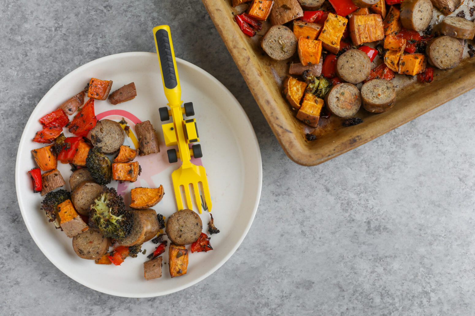 Sheet Pan Sausage and Veggies