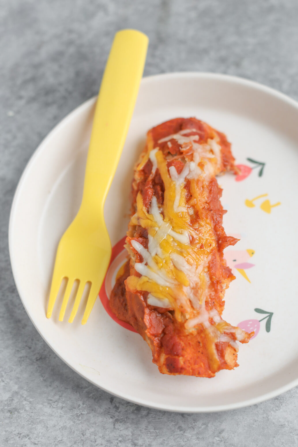 two bean enchiladas