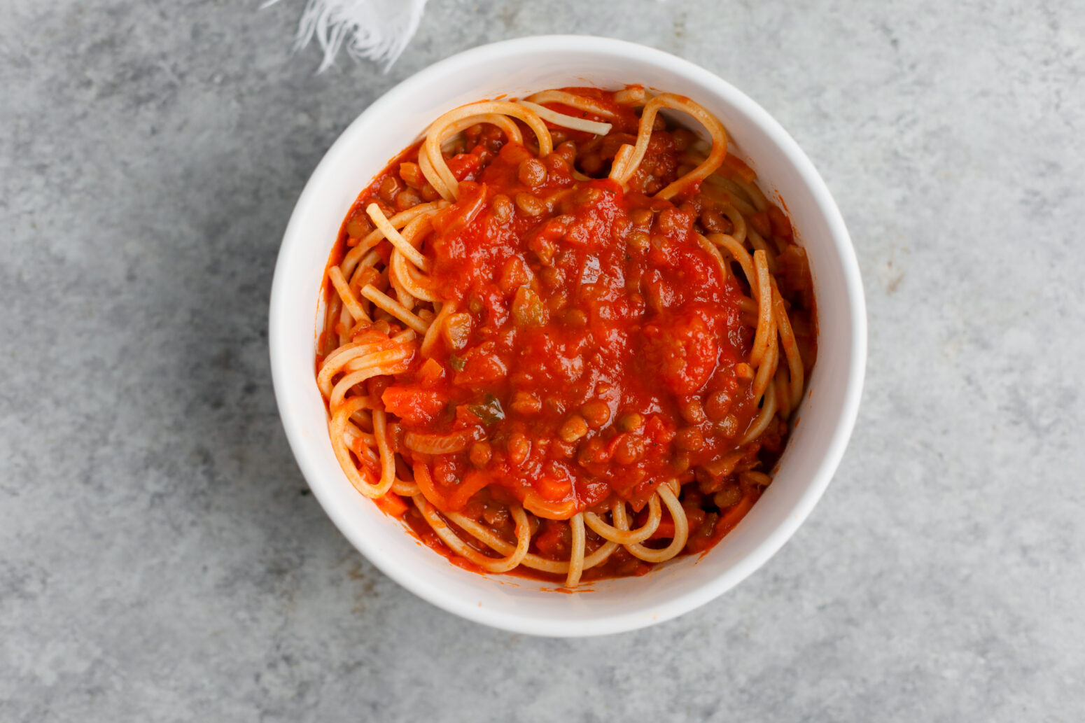 lentil pasta sauce