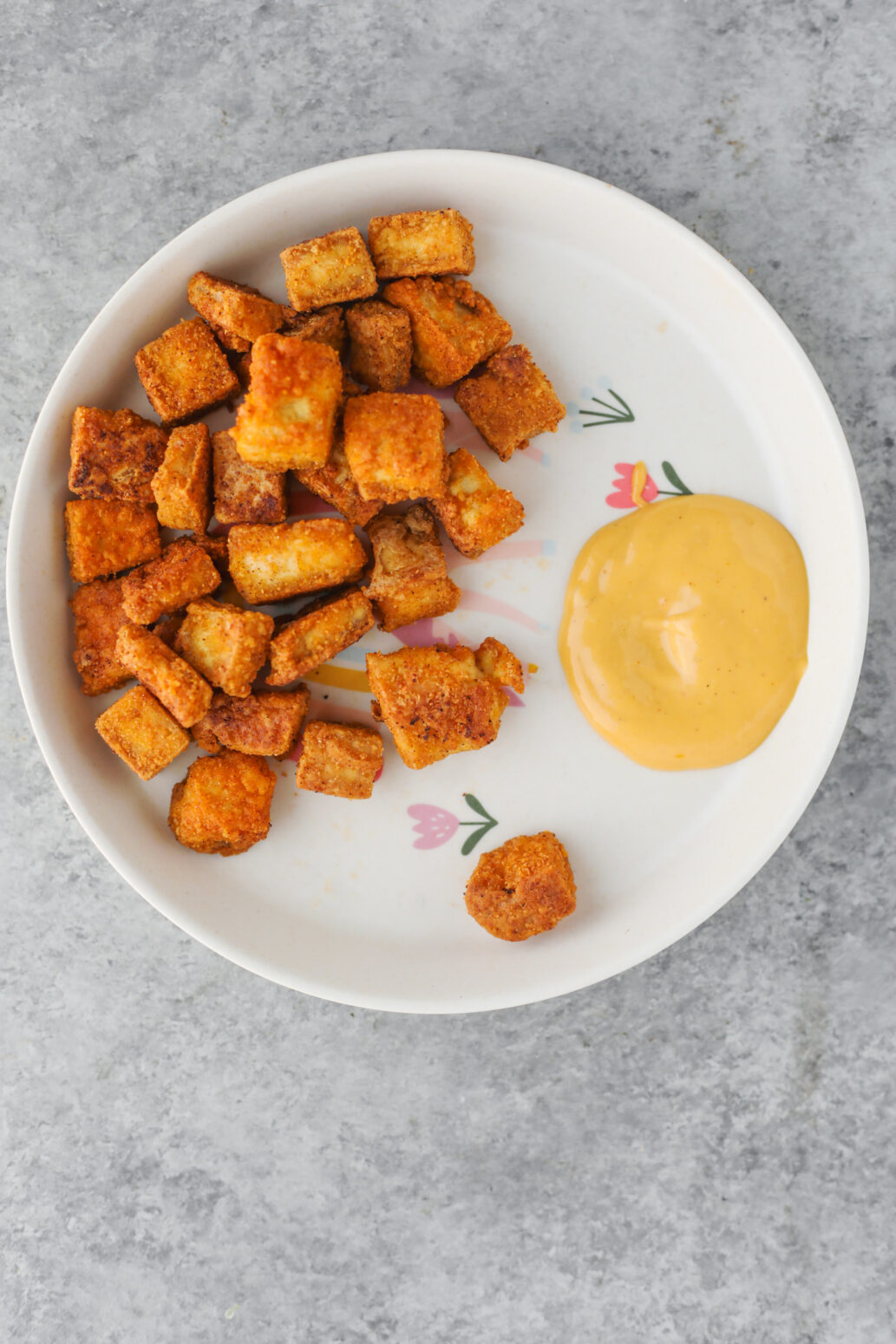 crispy plant based tofu nuggets