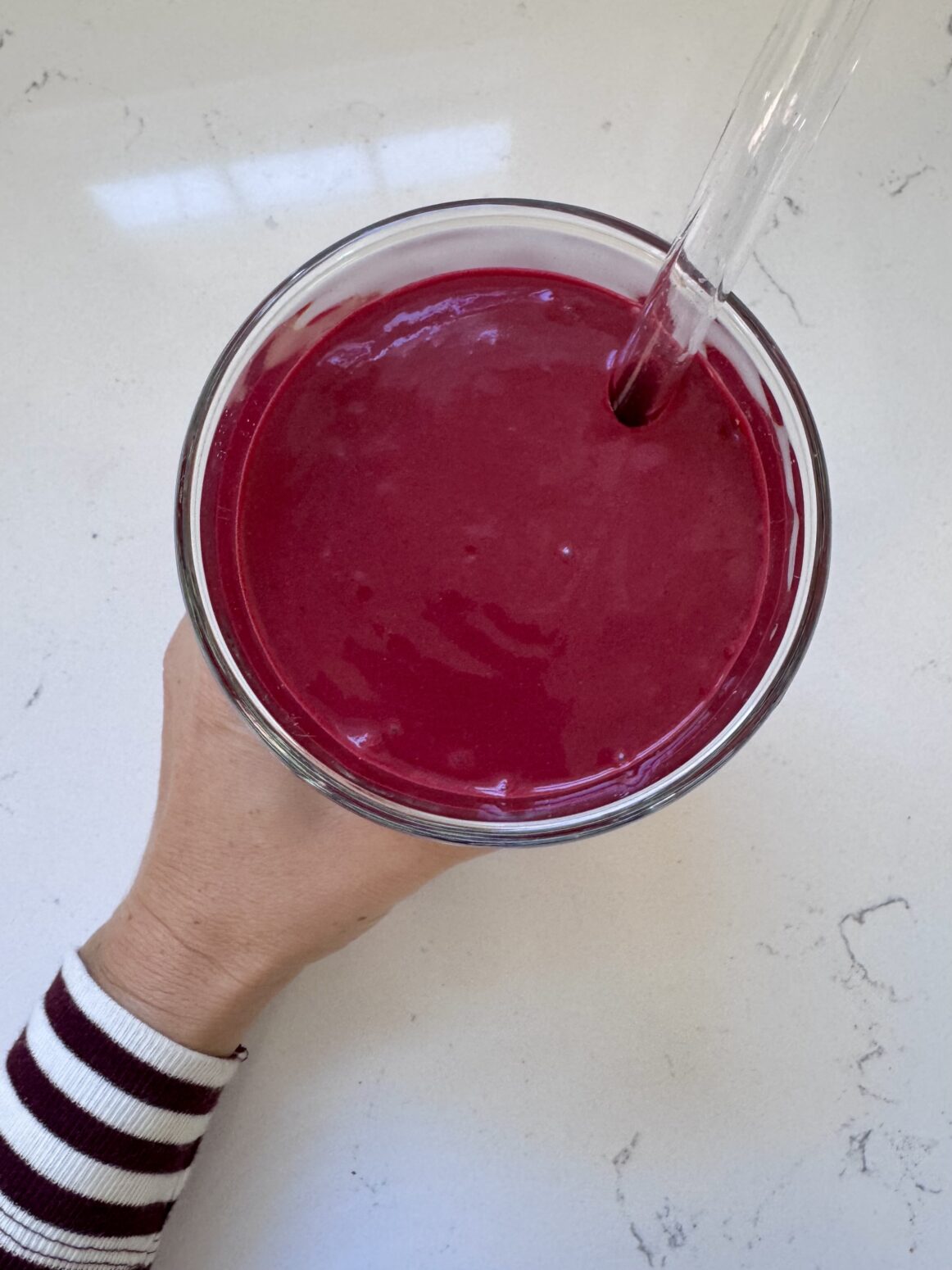 creamy beet smoothie