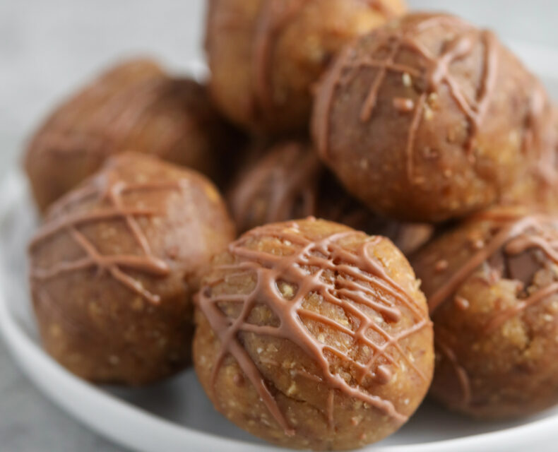 chocolate cookie dough balls