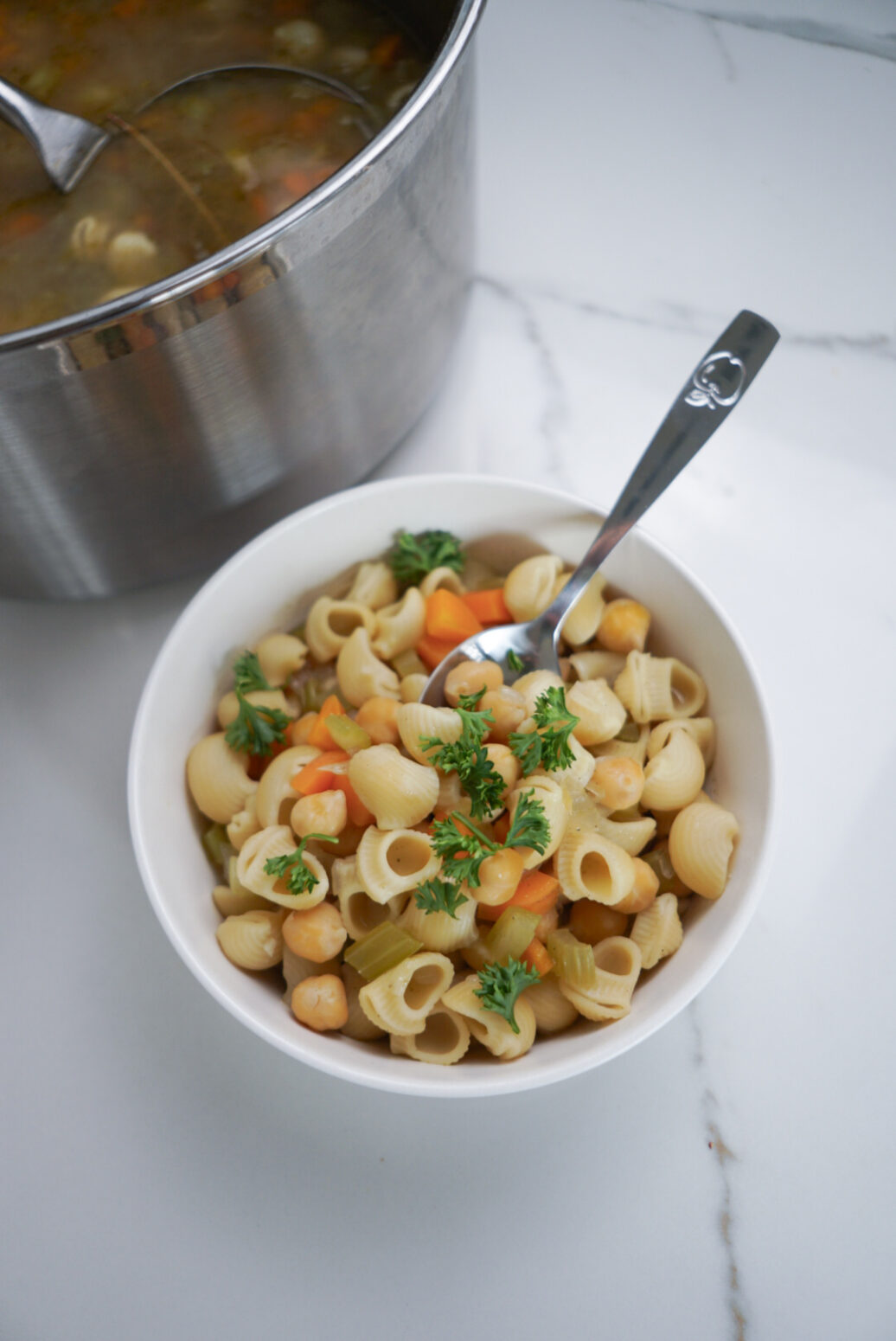 chickpea noodle soup