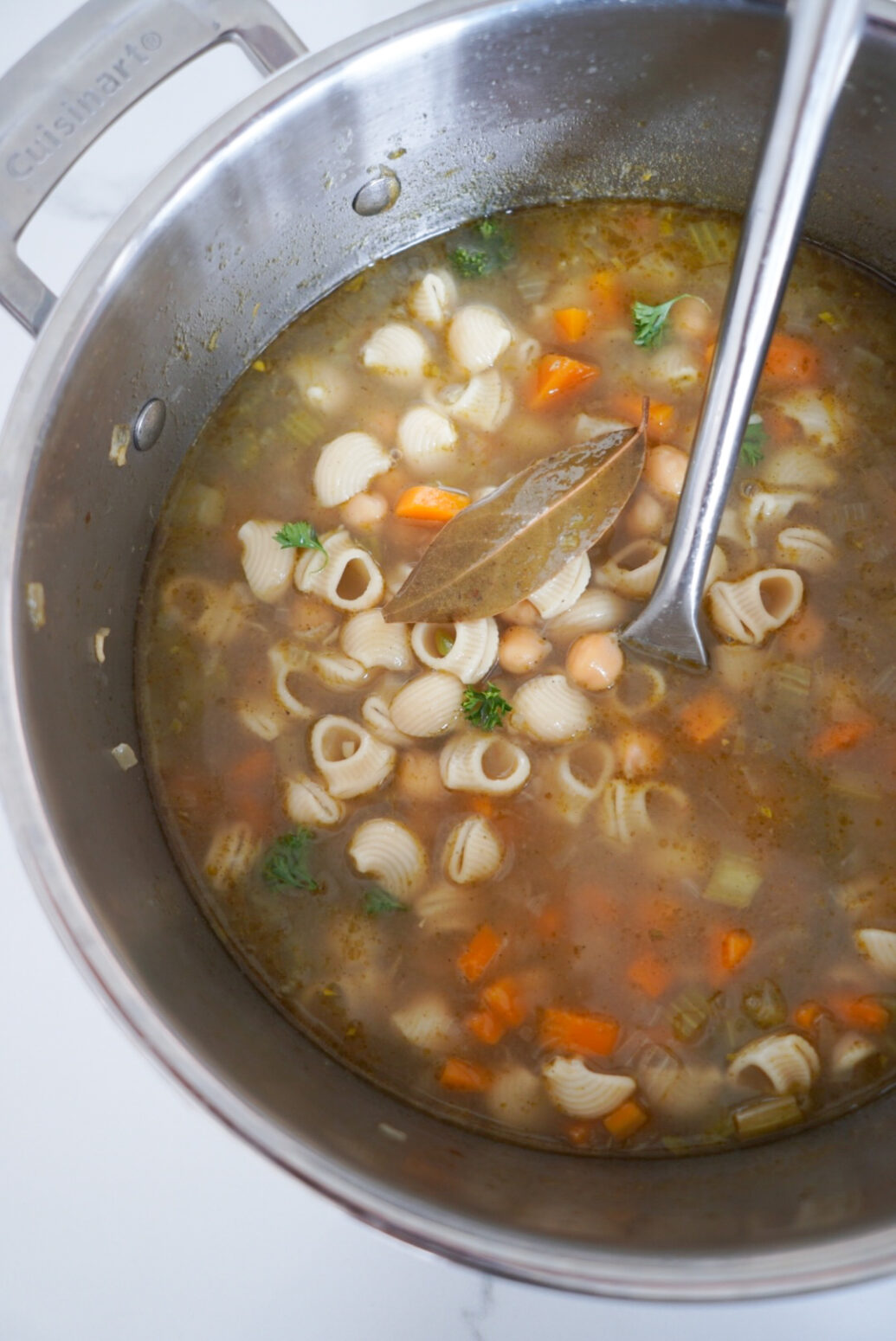 chickpea noodle soup